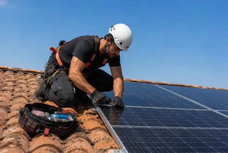 Maintenance et monitoring de panneaux solaires à Villefranche-d'Albigeois